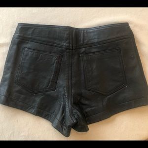 Genuine Leather Shorts